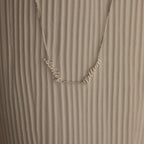 Carrie Box Chain Multiple Name Necklace Silver 18K Gold Plated