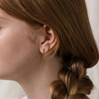 Dainty Bar Studs Silver 18K Gold Plated