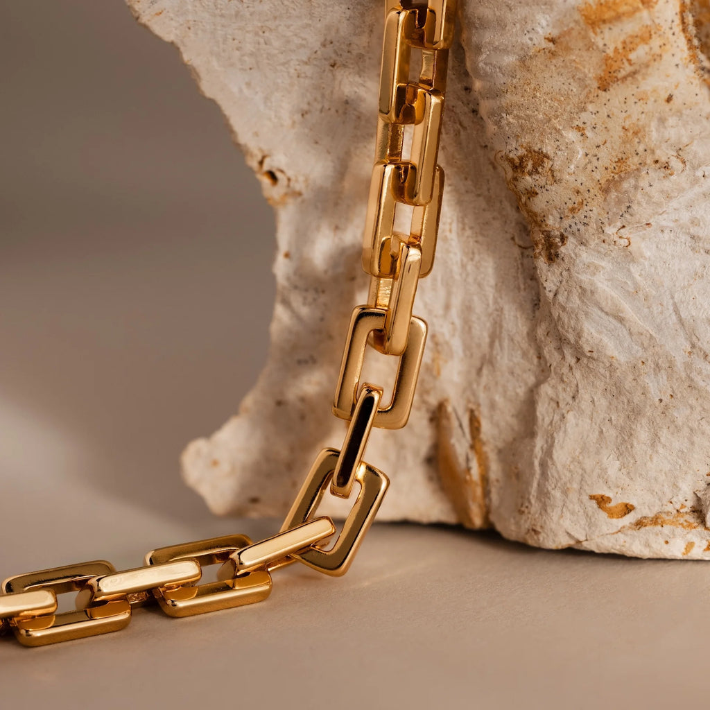 Eternal Link Bracelet Silver 18K Gold Plated