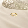 Minimal Stacking Ring Silver 18K Gold Plated
