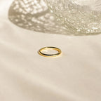 Minimal Stacking Ring Silver 18K Gold Plated
