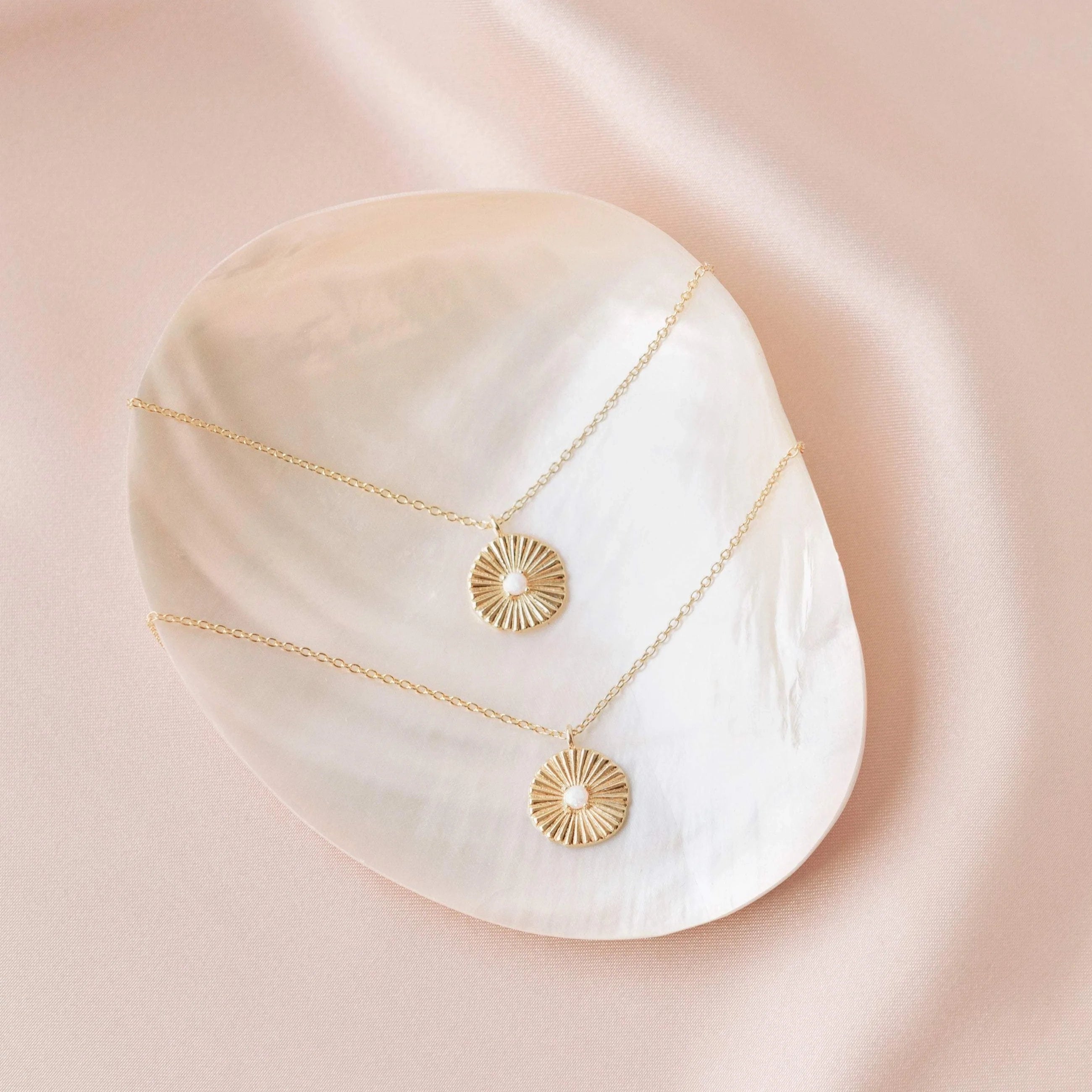 Nova Necklace Silver 18K Gold Plated