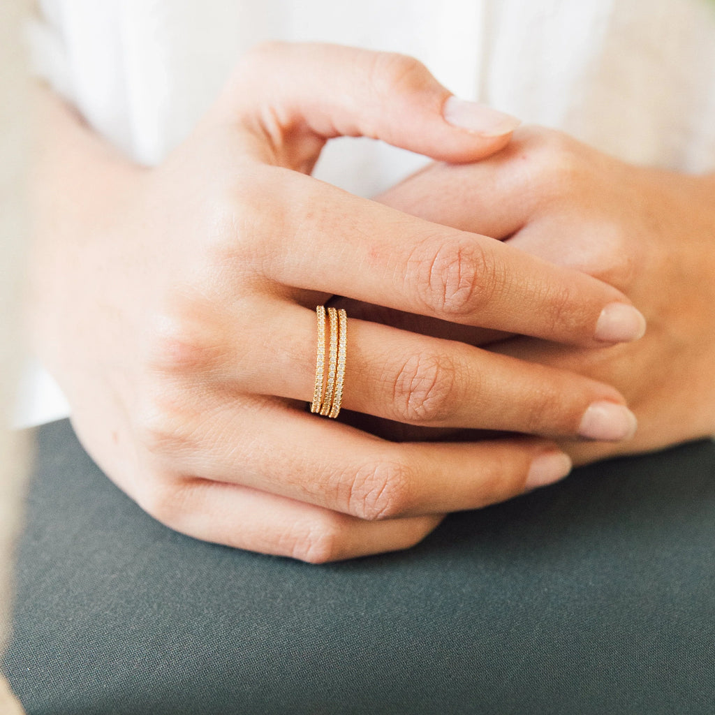 Diamonds Dove Eternity Ring