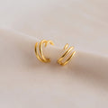 Claw Ear Cuffs Silver 18K Gold Plated
