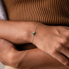 Toi et Moi Teardrop Heart Bracelet Silver 18K Gold Plated