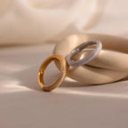 Skinny Pave Stacking Ring  Silver 18K Gold Plated