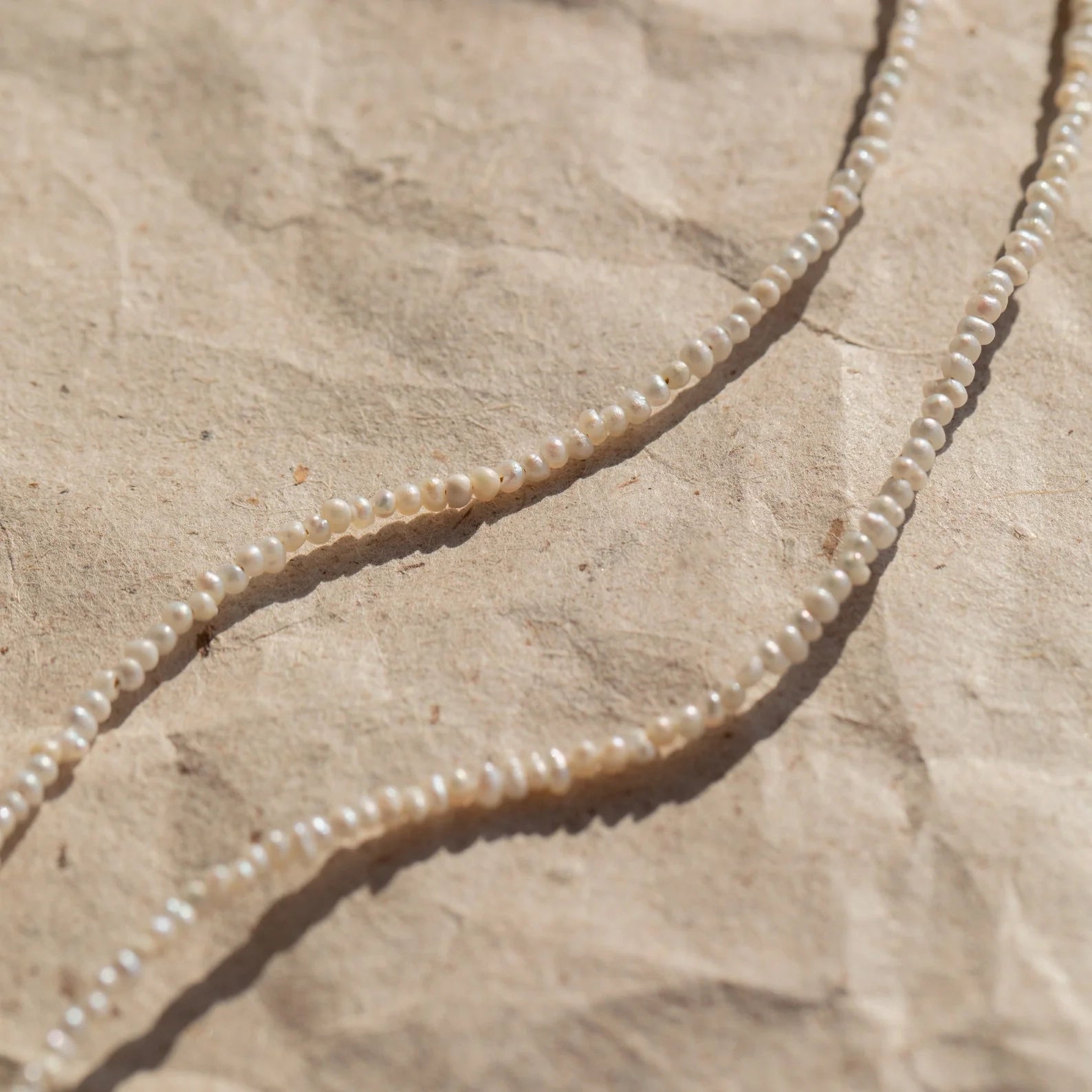 Freshwater Pearls Anklet Silver 18K Gold Plated