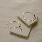Abby Bar Link Bracelet Silver 18K Gold Plated