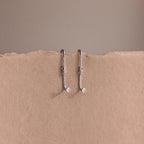 Dot Ear Jackets Silver 18K Gold Plated