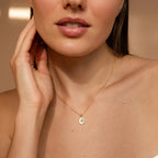 Pearl Hummingbird Necklace Silver 18K Gold Plated