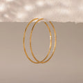 Sparkle Hoops Silver 18K Gold Plated