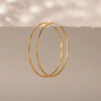 Sparkle Hoops Silver 18K Gold Plated