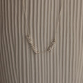 Carrie Multiple Name Necklace Silver 18K Gold Plated
