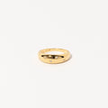 Diamond Star Dome Ring Silver 18K Gold Plated