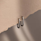 Nina Link Earrings Silver 18K Gold Plated