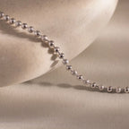 Beaded Bracelet Silver 18K Gold Plated