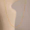 Dot Station Necklace in Silver 18K Gold Plated