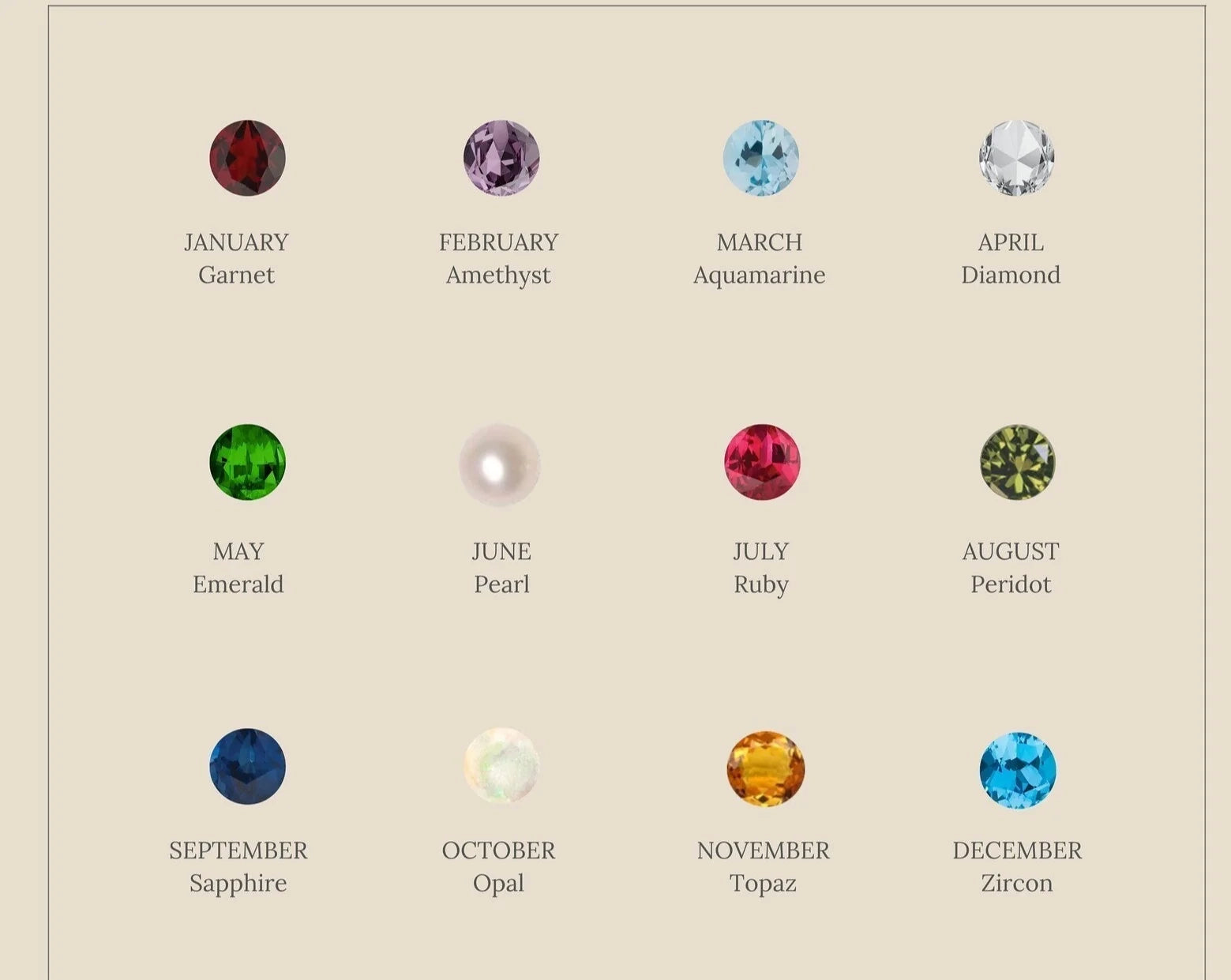 Triple Ruby Birthstone Huggies