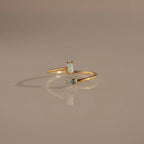 Toi et Moi Wrap Ring Silver 18K Gold Plated