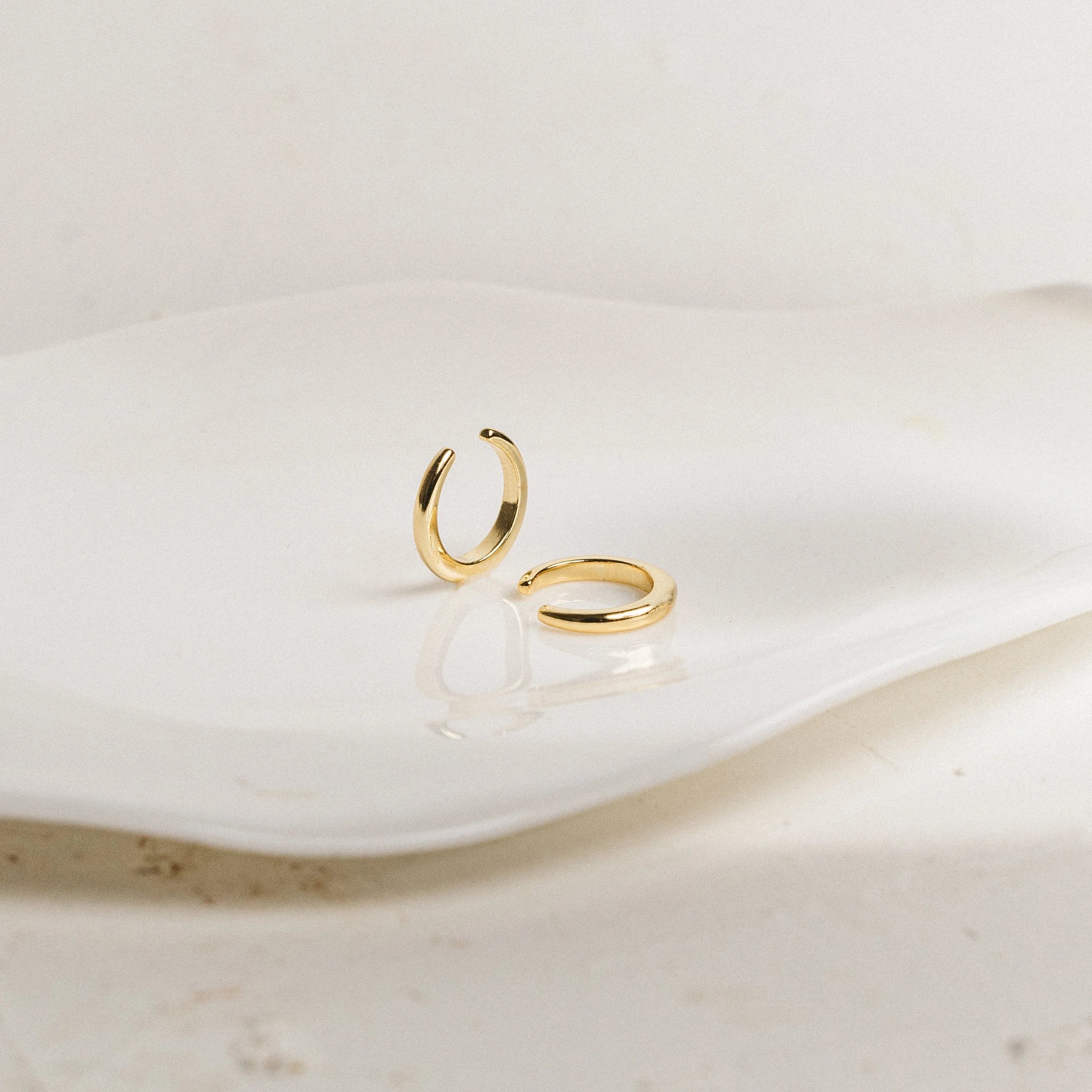 Cleo Cuffs in 18K Gold Silver 18K Gold Plated