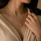 Kinn Body Pendant Necklace Silver 18K Gold Plated