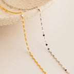 Josephine Chain Bracelet Silver 18K Gold Plated
