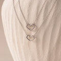 Heart Carabiner Set Silver 18K Gold Plated
