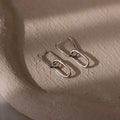 Amanda Link Earrings  Silver 18K Gold Plated