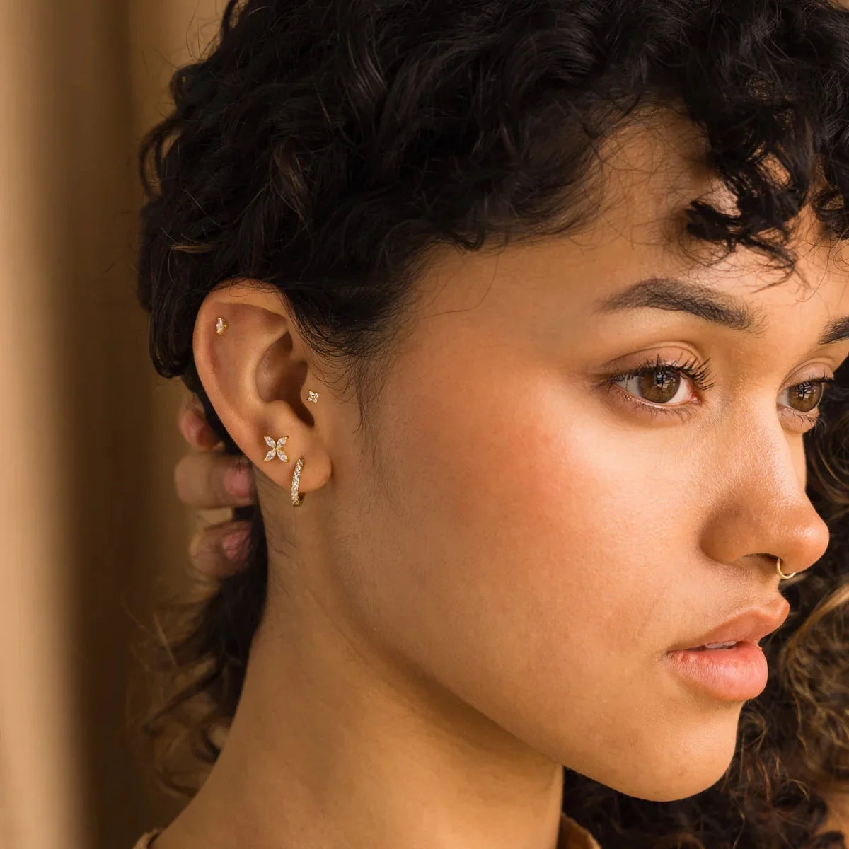 Marquise Glow Birthstone Studs