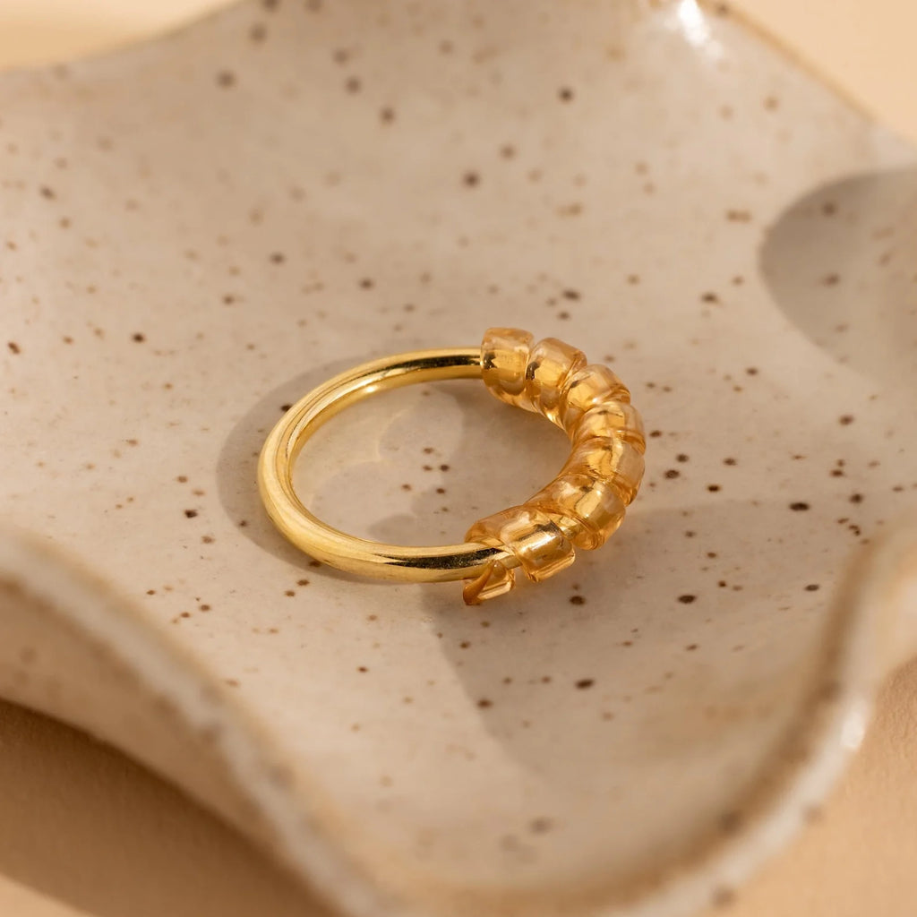 Ring Size Adjuster Silver 18K Gold Plated