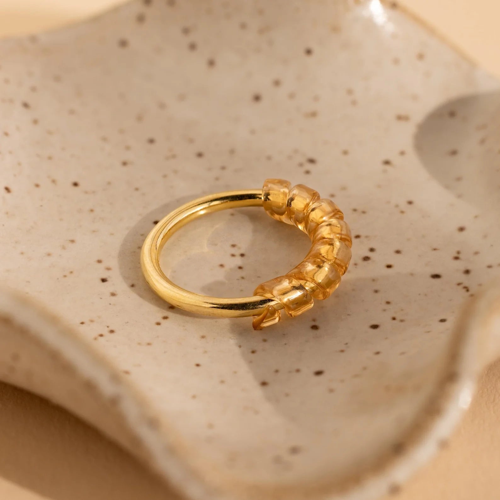 Ring Size Adjuster Silver 18K Gold Plated