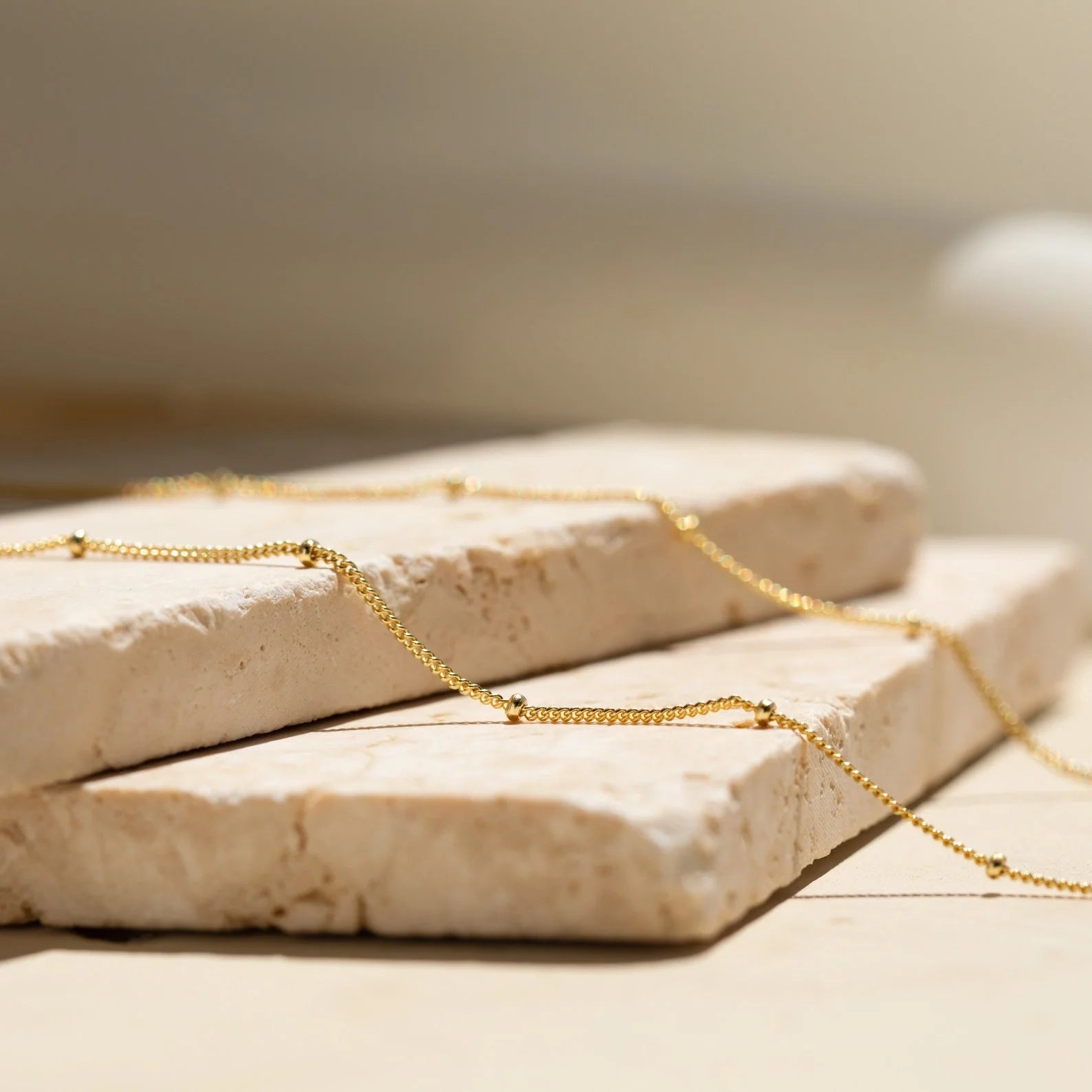 Satellite Beaded Belly Chain Silver 18K Gold Plated