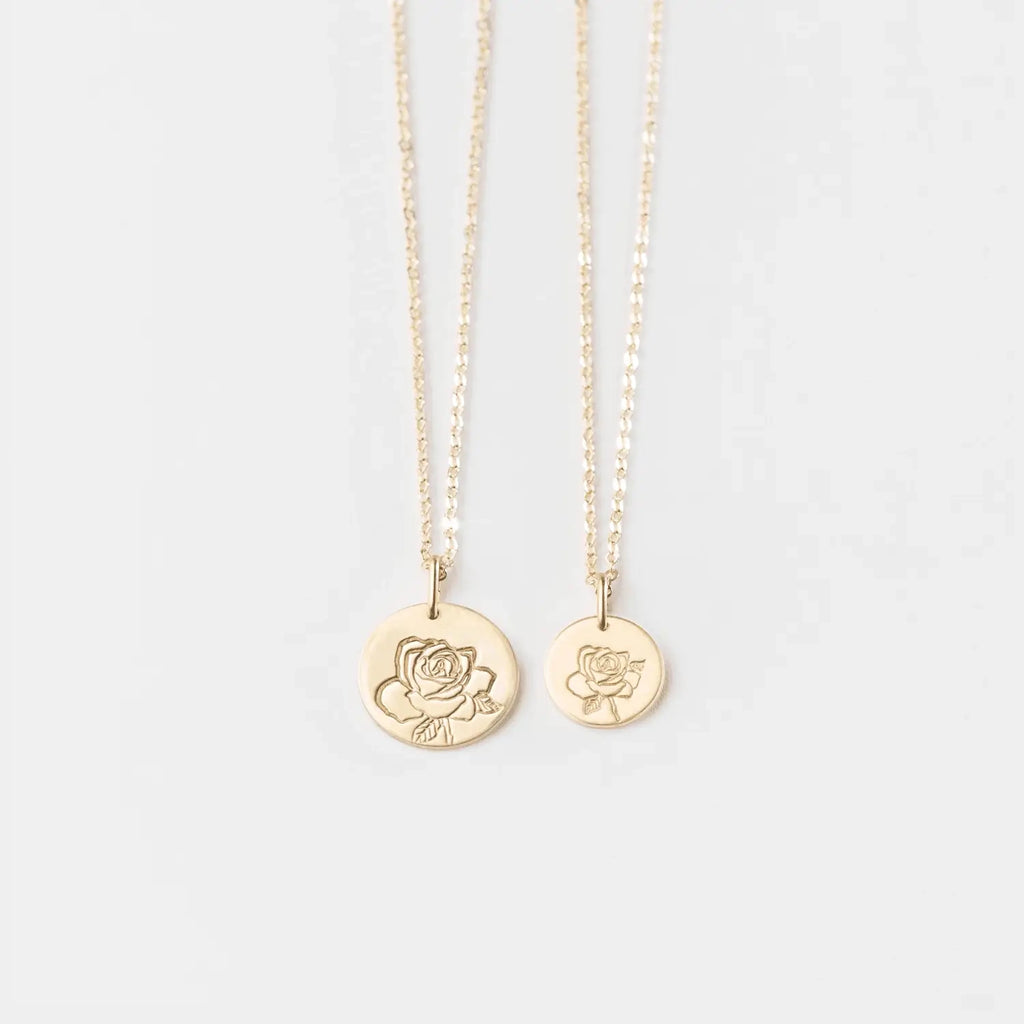 Birth Flower Necklace