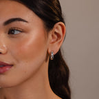 Bold Link Hoops Silver 18K Gold Plated