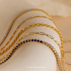 Mystery Bracelet Silver 18K Gold Plated