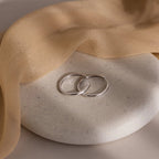 Classic Hoops Silver 18K Gold Plated