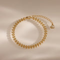 Fishtail Chain Bracelet Silver 18K Gold Plated