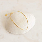 Box Chain Bracelet Silver 18K Gold Plated
