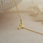 Carrie Initial Bracelet Silver 18K Gold Plated