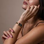 Midnight Link Timepiece Silver 18K Gold Plated
