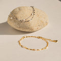 Magnolia Pearl Wrap Bracelet Silver 18K Gold Plated