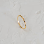 Juliet Diamond Ring Silver 18K Gold Plated