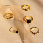 Mystery Ring Silver 18K Gold Plated