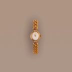 Cherry Blossom Timepiece Silver 18K Gold Plated