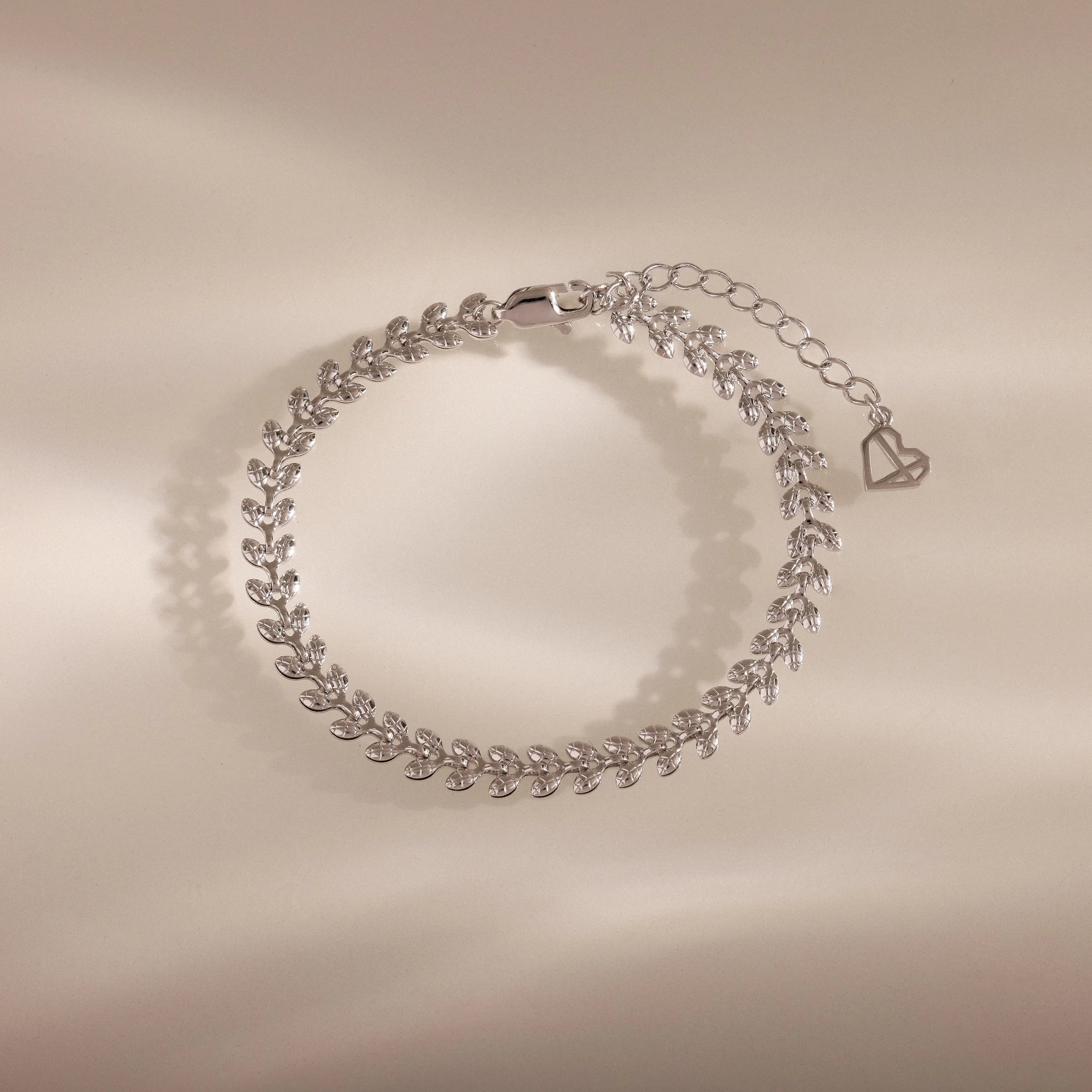 Fishtail Chain Bracelet  Silver 18K Gold Plated