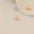 Diamond Opal Studs Silver 18K Gold Plated