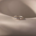 Hand & Footprint Signet Ring Silver 18K Gold Plated