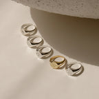 Wanderlust Signet Ring Silver 18K Gold Plated