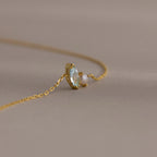 Marquise Amethyst & Pearl Bracelet Silver 18K Gold Plated