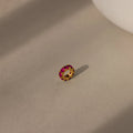 Infinity Pink Ruby Charm Silver 18K Gold Plated
